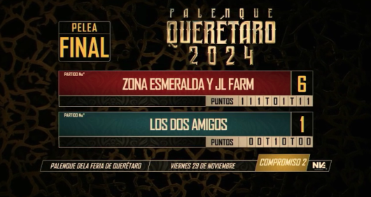 17 de agosto: Derby de 20 equipos, 5 gallos, $50,000, Parte1
