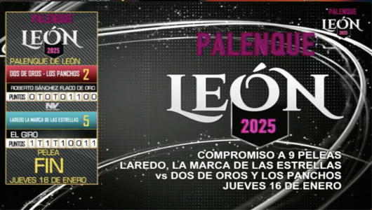 17 de agosto: Derby de 20 equipos, 5 gallos, $50,000, Parte1